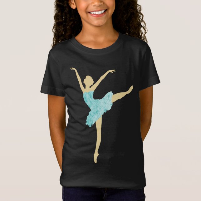 Camiseta Turquoise Ballerina (Frente)