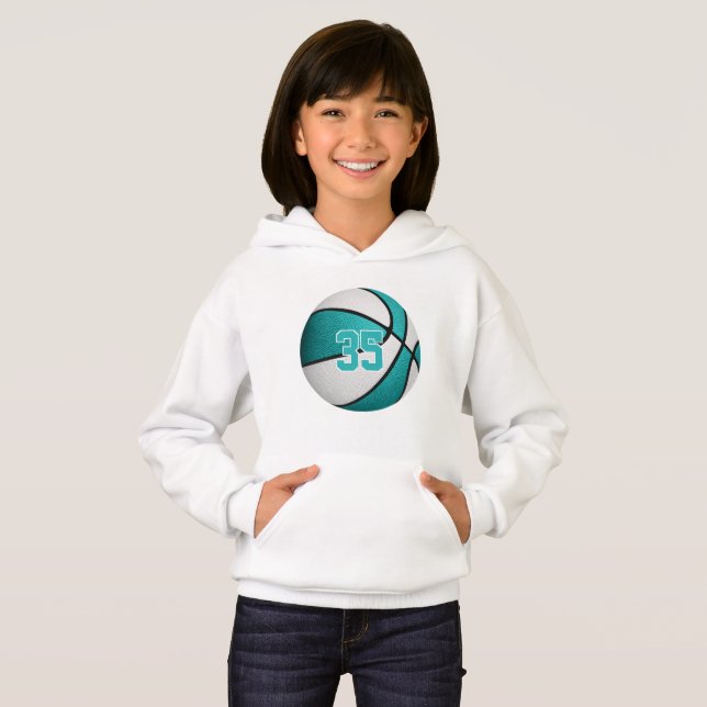 Camiseta Turquoise White Girl jersey (Frente Completa)