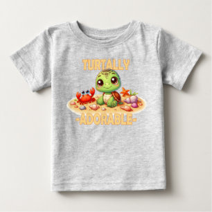 Camiseta Turtally Adorável Brincadeira Bela Caricatura Turt