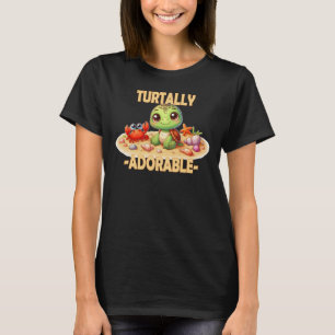 Camiseta Turtally Adorável Brincadeira Bela Caricatura Turt