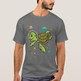Camiseta Turtle Astronauta Turtle Lover para Turtle Animal 