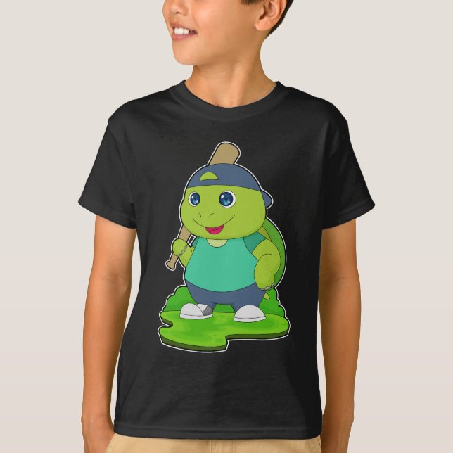 Camiseta Turtle Baseball Baco (Frente)