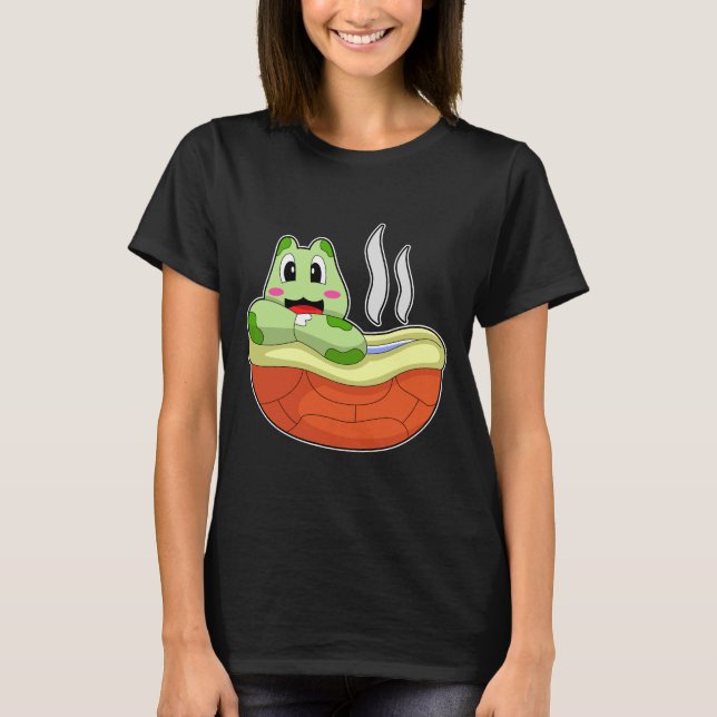 Camiseta Turtle Bathe Bathtub (Frente)
