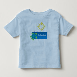 Camiseta Turtle ChillaxDesign - Toddler Fine Jersey T-S