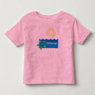 Camiseta Turtle ChillaxDesign - Toddler Fine Jersey T-S