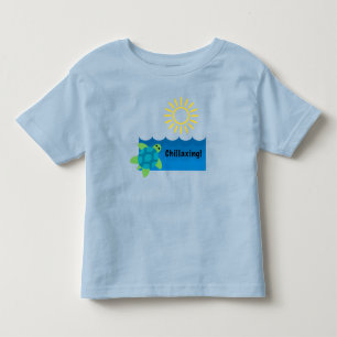 Camiseta Turtle ChillaxDesign - Toddler Fine Jersey T-S