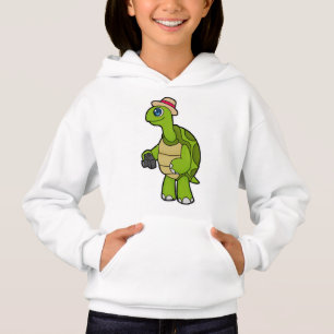 Camiseta Turtle como fotógrafo com câmera