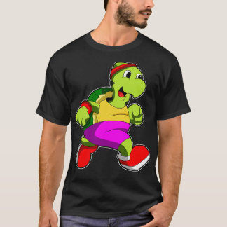 Camiseta Turtle como Jogger com Cabeça
