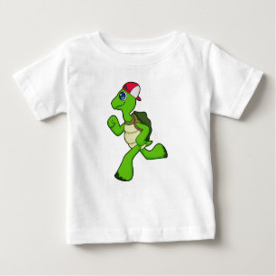 Camiseta Turtle como Runner com Boné