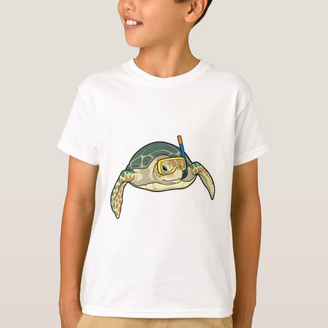 Camiseta Turtle Diver Snorkel (Frente)