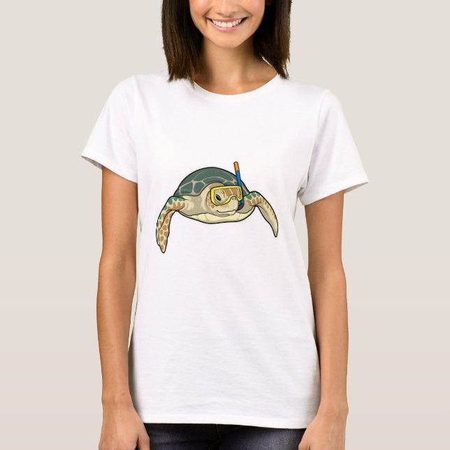 Camiseta Turtle Diver Snorkel (Frente)