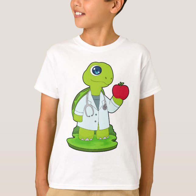Camiseta Turtle Doctor Stethoscope (Frente)