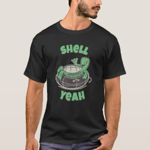 Camiseta Turtle Engraçado Perder Shell Perdido Sim para Tur