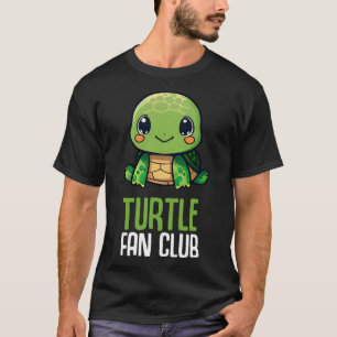 Camiseta Turtle Fan Club Tortoise Zoo Crianças Meninas 10
