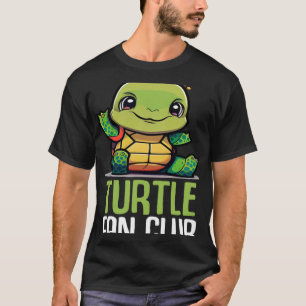Camiseta Turtle Fan Club Tortoise Zoo Kids Meninas 6