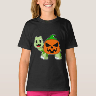 Camiseta Turtle Halloween Pumpkin