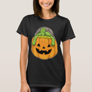 Camiseta Turtle Halloween Pumpkin