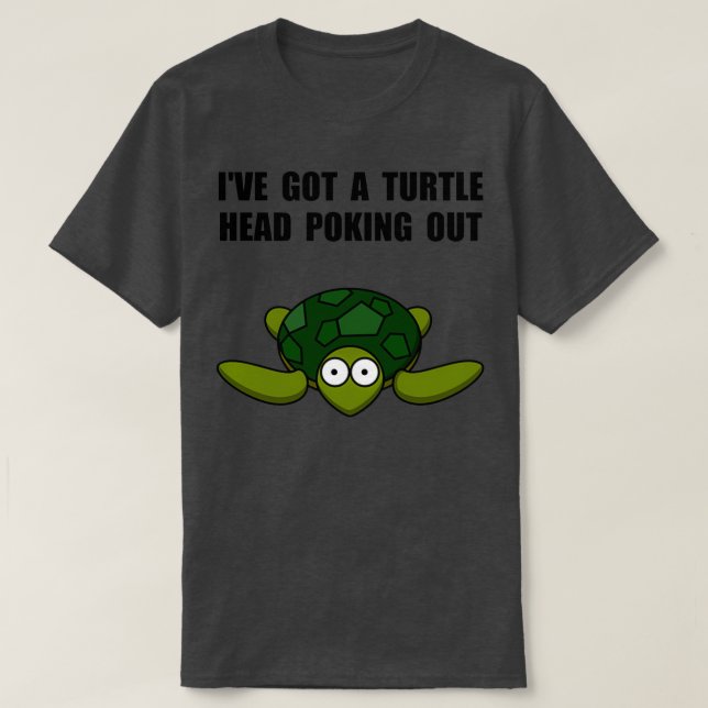 Camiseta Turtle Head Surgindo (Frente do Design)