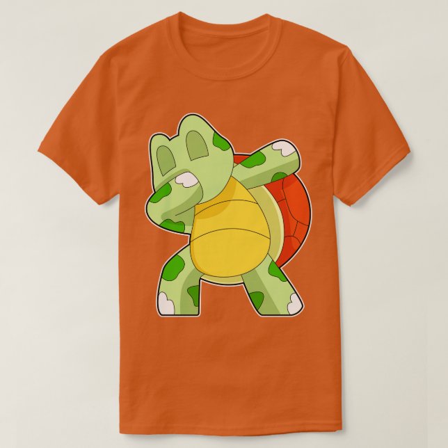 Camiseta Turtle Hip Hop Dance (Frente do Design)
