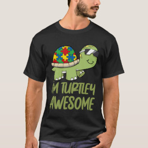 Camiseta Turtle Incrível Autismo Quebra-cabeça