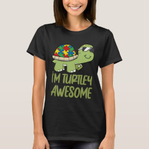 Camiseta Turtle Incrível Autismo Quebra-cabeça