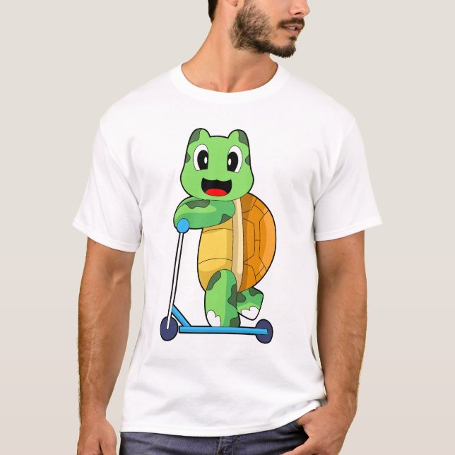 Camiseta Turtle Kick Scooter (Frente)