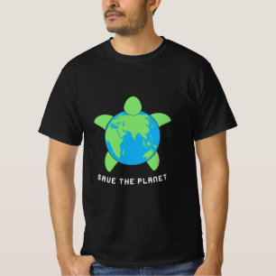 Camiseta Turtle Lover Salvar o planeta de tartaruga