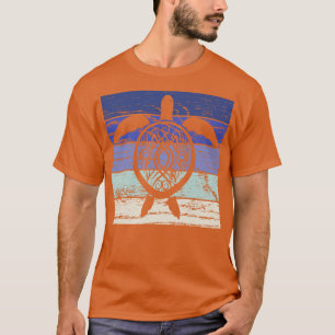 Camiseta Turtle Marine Biologist Vintage Retro 2