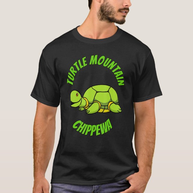 Camiseta Turtle Mountain Chippewa Turtle T (Frente)