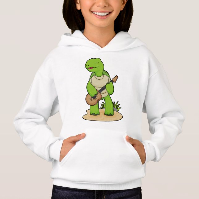 Camiseta Turtle Musical Guitar Music (Frente)