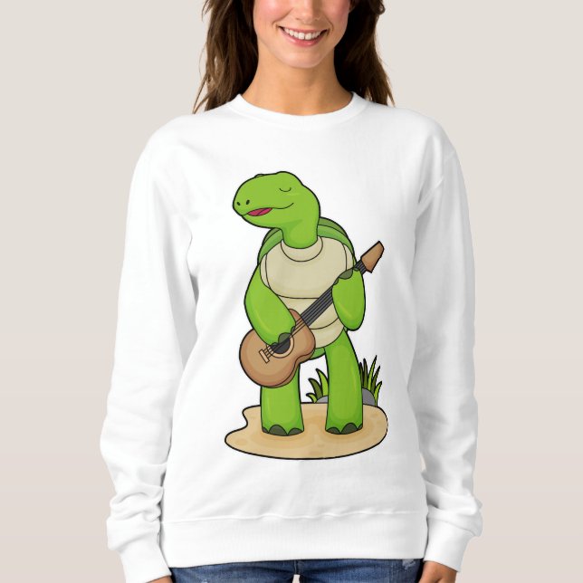 Camiseta Turtle Musical Guitar Music (Frente)