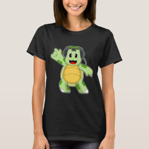 Camiseta Turtle Musical Headphone Music