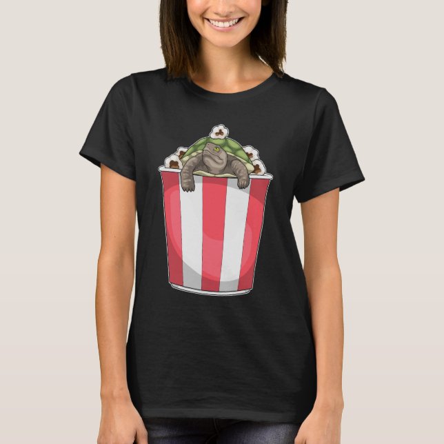 Camiseta Turtle Popcorn (Frente)