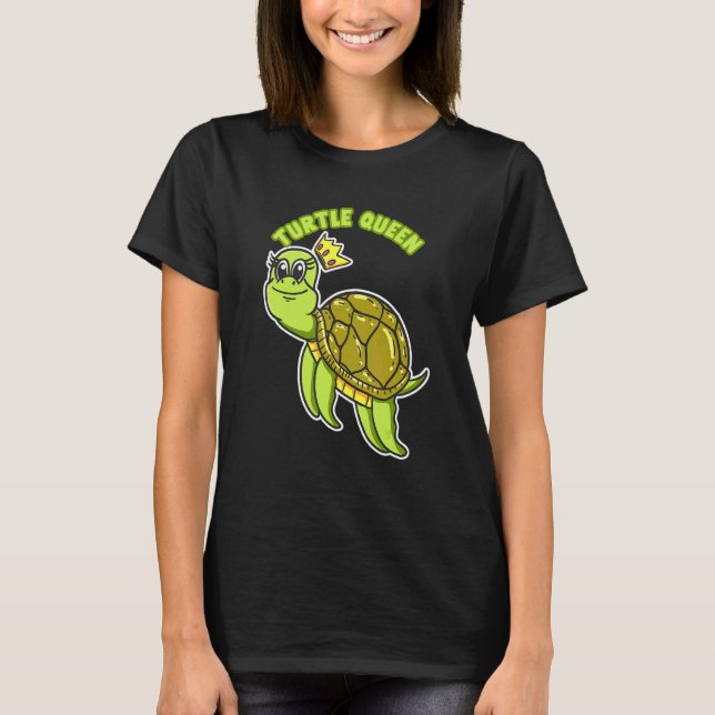 Camiseta Turtle Queen Reptile (Frente)