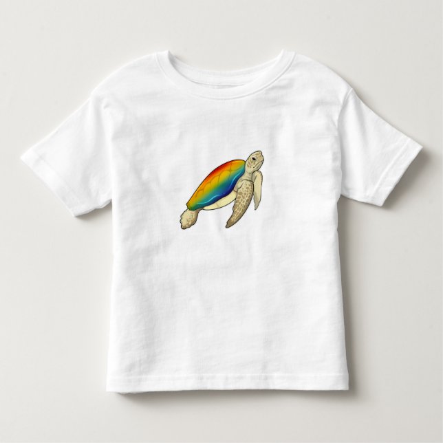 Camiseta Turtle Rainbow (Frente)