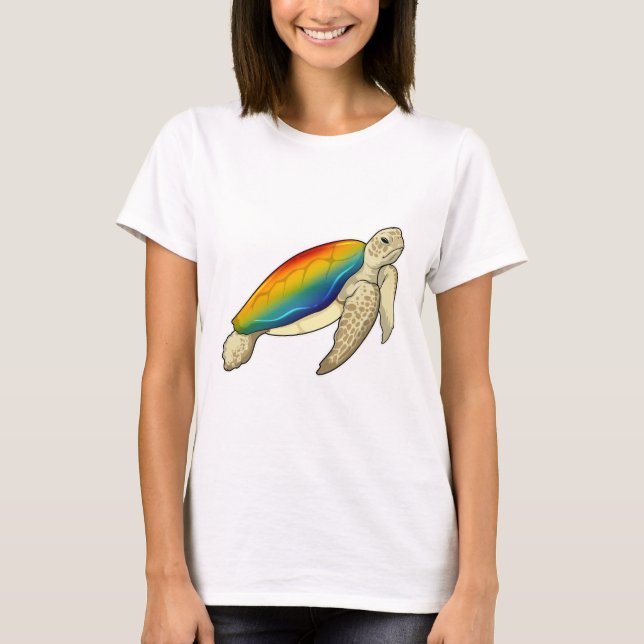 Camiseta Turtle Rainbow (Frente)