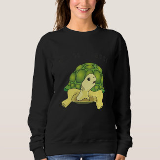 Camiseta Turtle   saying   Pas de stress no stress
