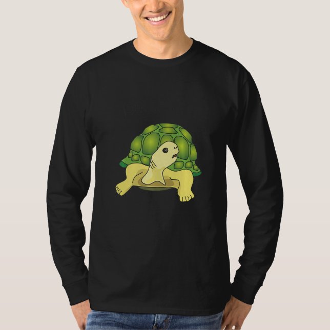 Camiseta Turtle  saying  Sin estres No stress (Frente)