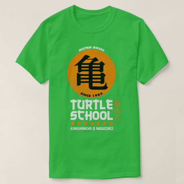 Camiseta Turtle School (Frente do Design)