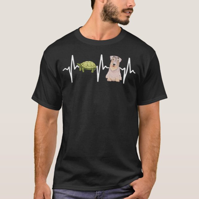 Camiseta Turtle Sealyham Terrier Hearbeat Dog (Frente)