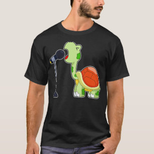 Camiseta Turtle Singer Microphone Music