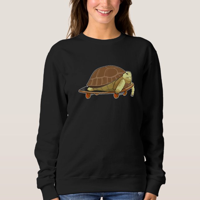 Camiseta Turtle Skater Skateboard Sports Premium (Frente)