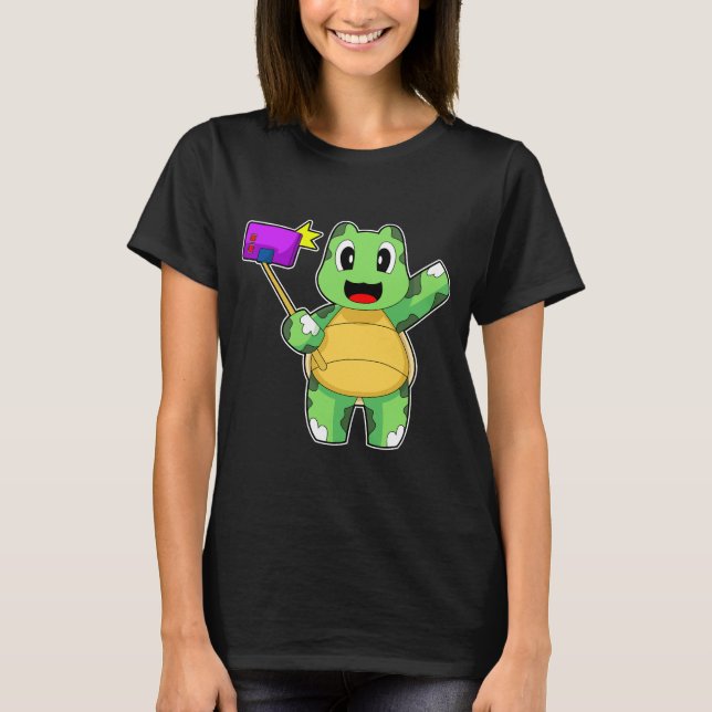 Camiseta Turtle Smartphone (Frente)