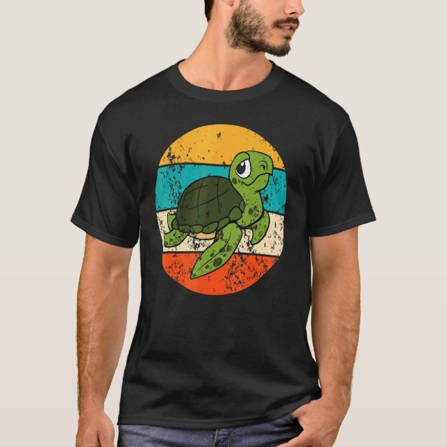 Camiseta Turtle Vintage Retro (Frente)