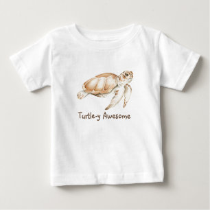 Camiseta Turtle y Awesmanutenção Tartaruga Divorciação Caqu