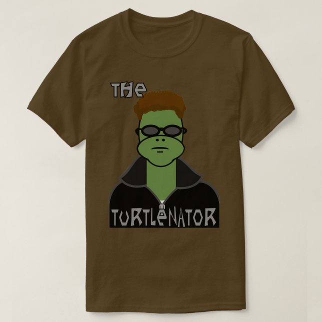 Camiseta Turtlenator (Frente do Design)