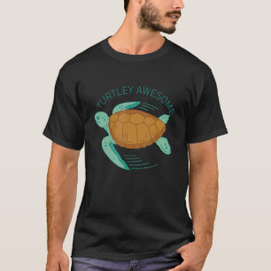 Camiseta Turtley Awese Sea Turtle Tartaruga Turtle Propriet
