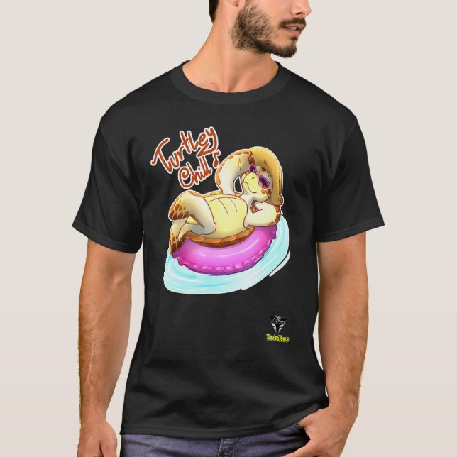 Camiseta Turtley Chill A Totalmente Chill Turtle (Frente)