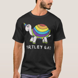 Camiseta Turtley Gay Rainbow Turtle LGBTQ Pride Month
