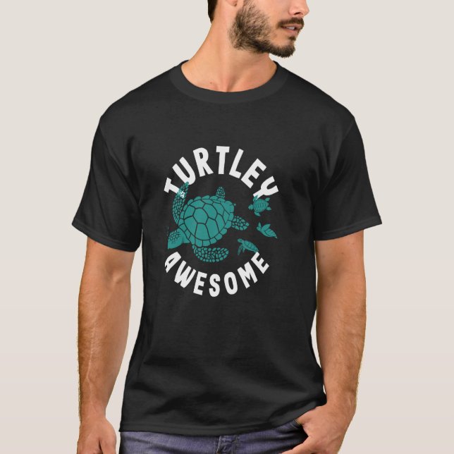 Camiseta Turtley Incrivelmente Engraçado Turtle (Frente)